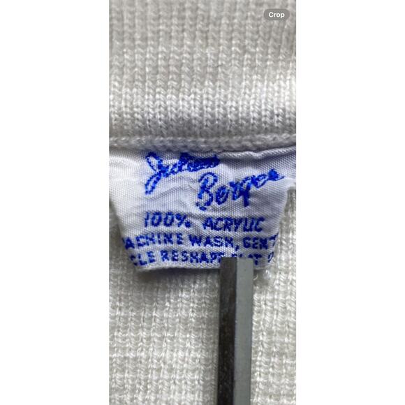 Julius Berger Ivory Crochet Long Sleeve Cardigan Sweater - Toddler Vintage - Picture 8 of 8